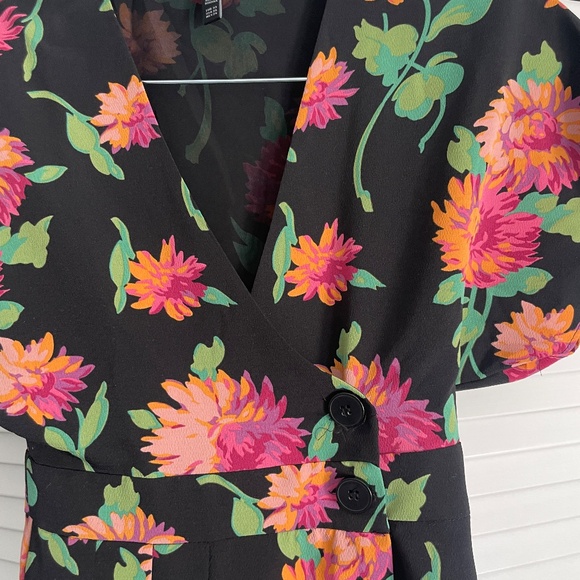 Zara TRF Floral Mini Dress- Size XS - Picture 3 of 4